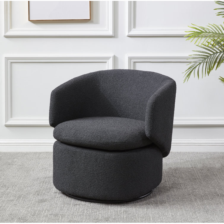 West elm barrel online chair